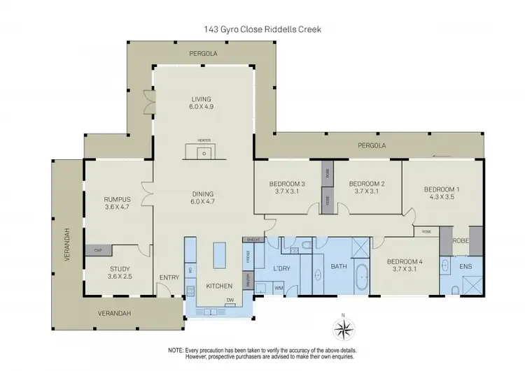 Floorplan of Homely house listing, 143 Gyro Close, Riddells Creek VIC 3431