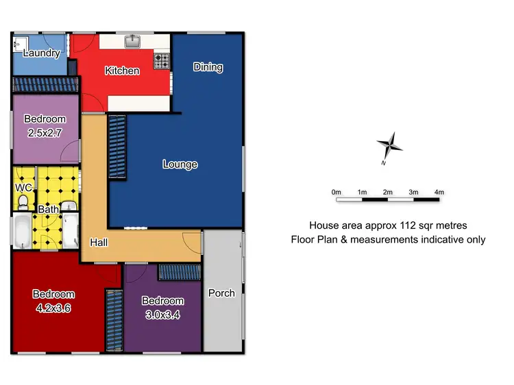 Floorplan of Homely house listing, 3 Alison Place, Orange NSW 2800