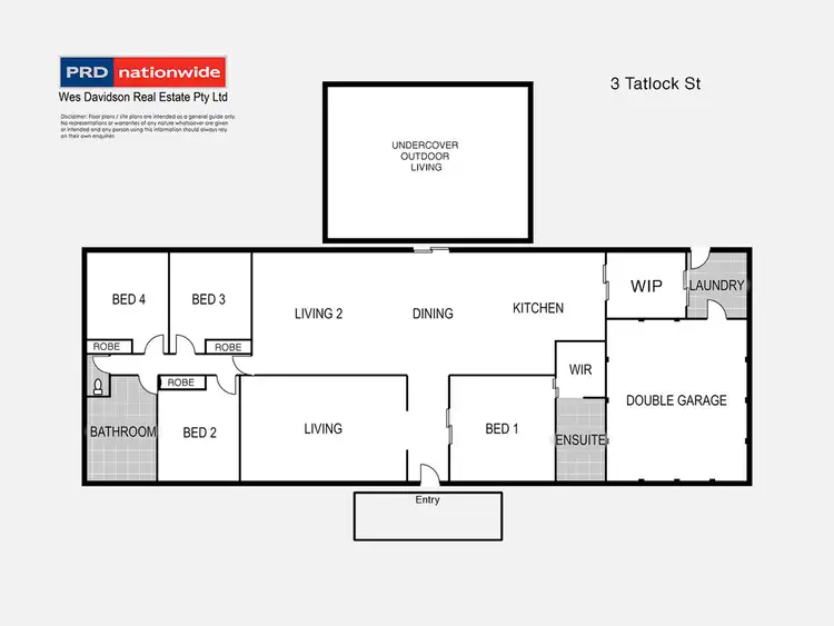 Floorplan of Homely house listing, 3 Tatlock Street, Horsham VIC 3400