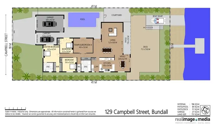 Floorplan of Homely house listing, 129 Campbell Street, Sorrento QLD 4217