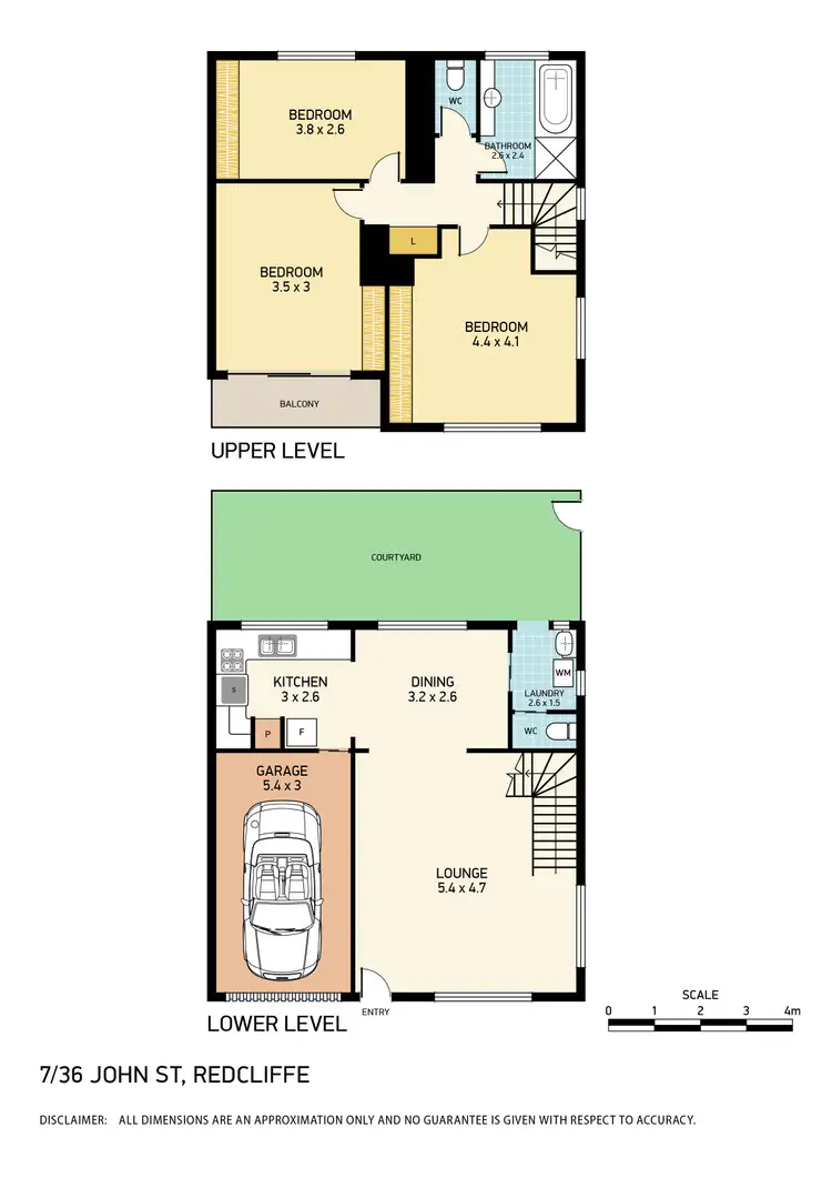 Floorplan of Homely unit listing, 7/36 John Street, Redcliffe QLD 4020