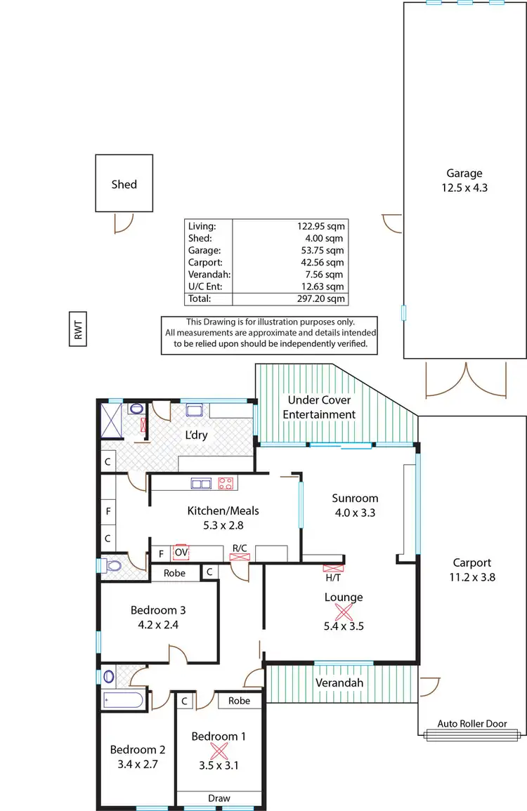 Floorplan of Homely house listing, 16 Short Road, Elizabeth SA 5112