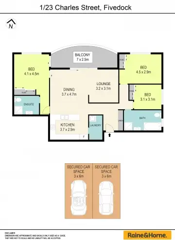 Floorplan of Homely apartment listing, 1/23 Charles Street, Five Dock NSW 2046