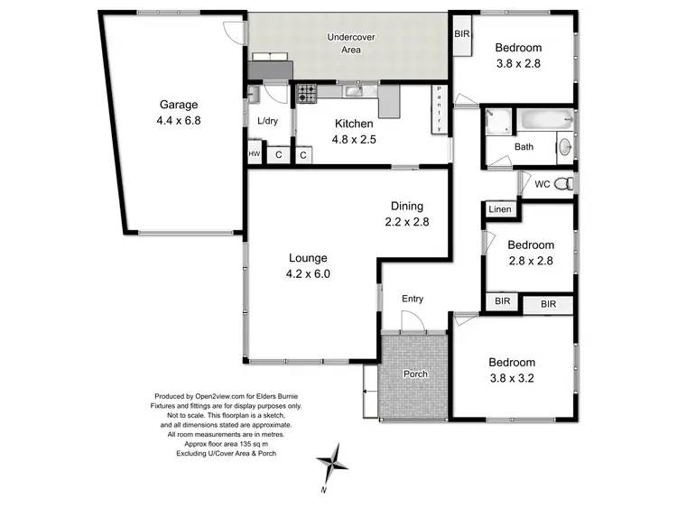 Floorplan of Homely house listing, 38 Roslyn Avenue, Romaine TAS 7320