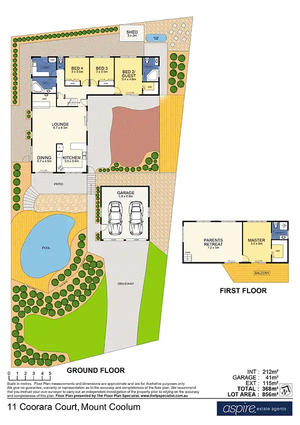 Floorplan of Homely house listing, 11 Coorara Court, Mount Coolum QLD 4573