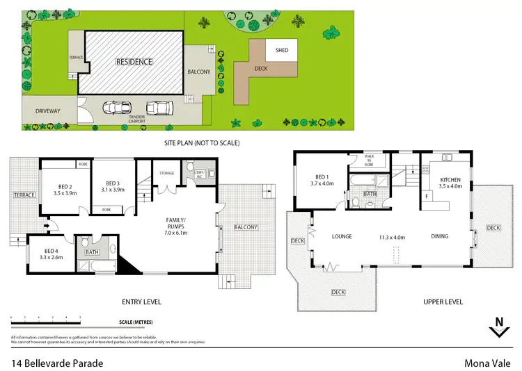 Floorplan of Homely house listing, 14 Bellevarde Parade, Mona Vale NSW 2103