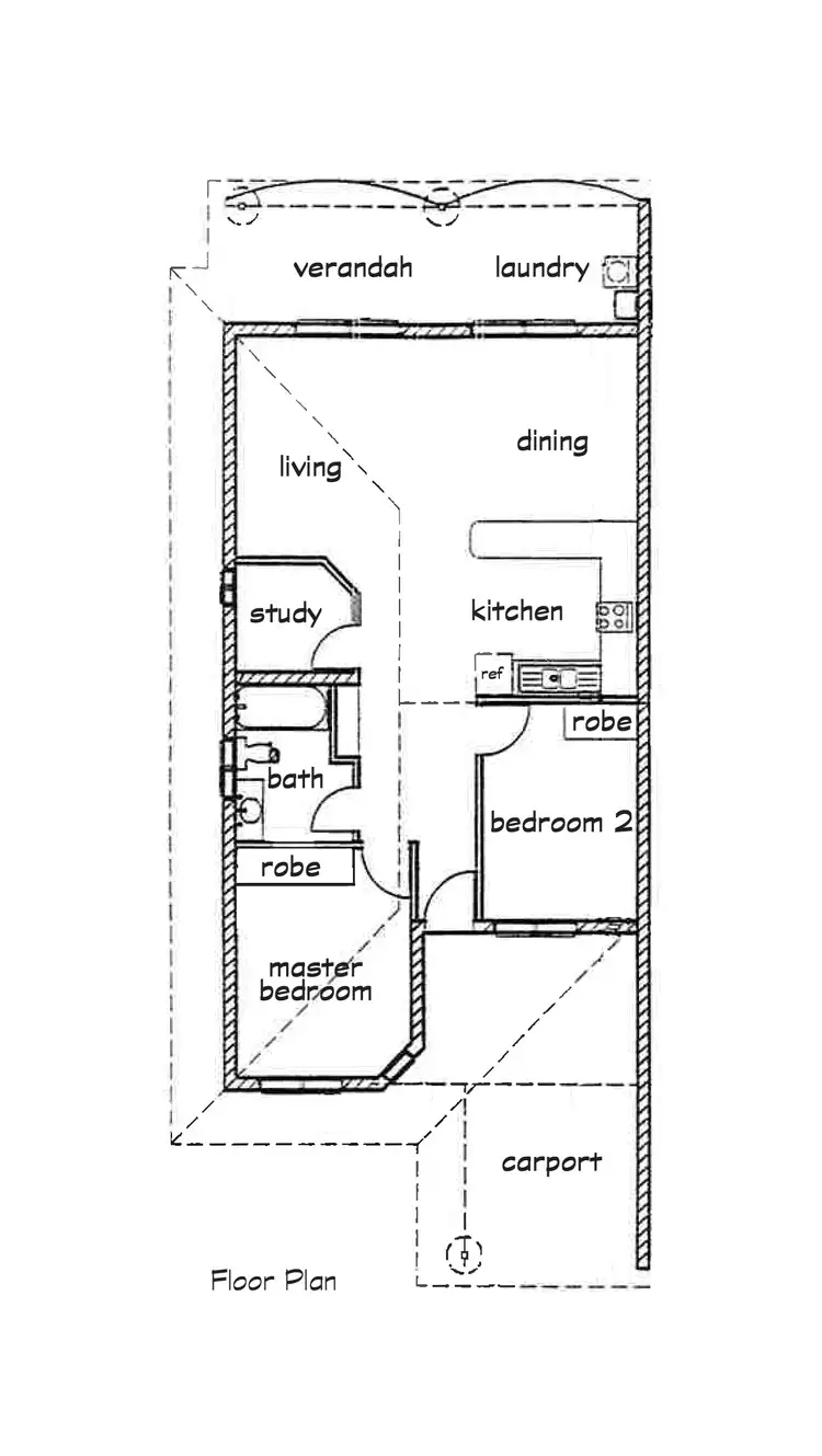 Floorplan of Homely unit listing, 8/74 Forrest Parade, Bakewell NT 832