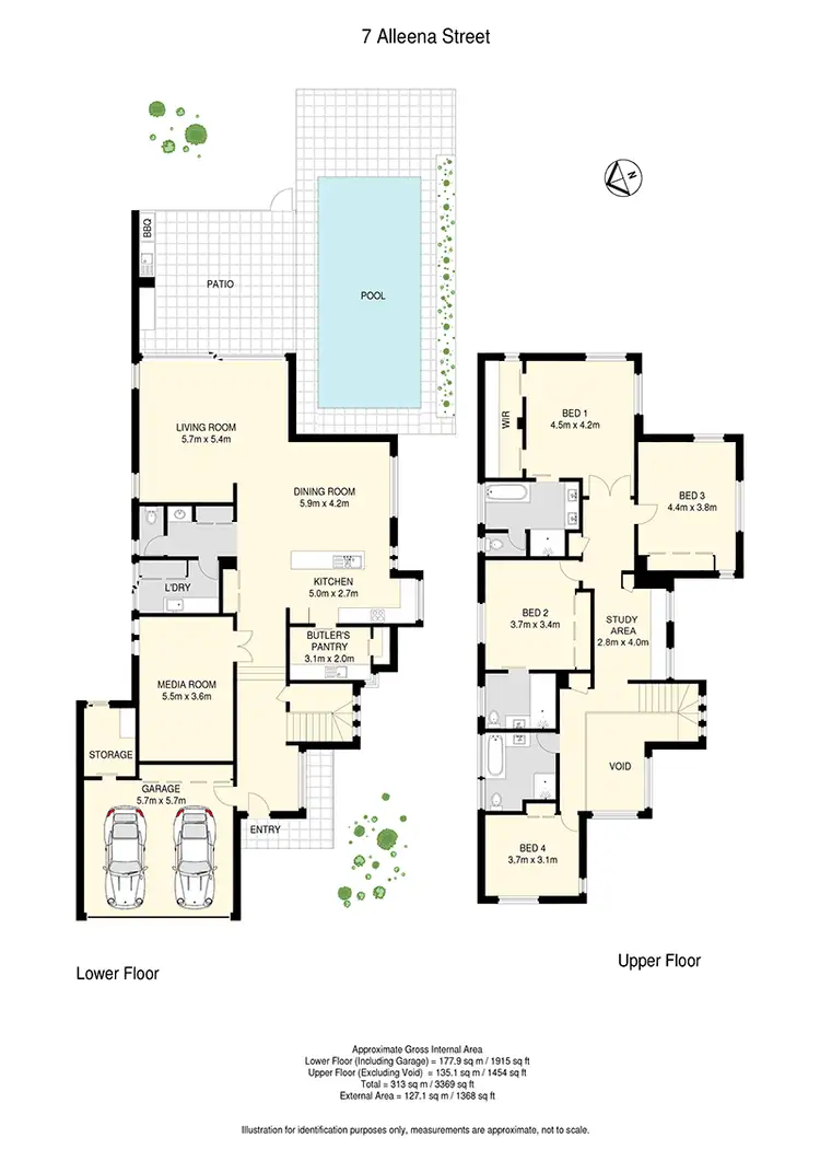 Floorplan of Homely house listing, 7 ALLEENA STREET, Chermside QLD 4032