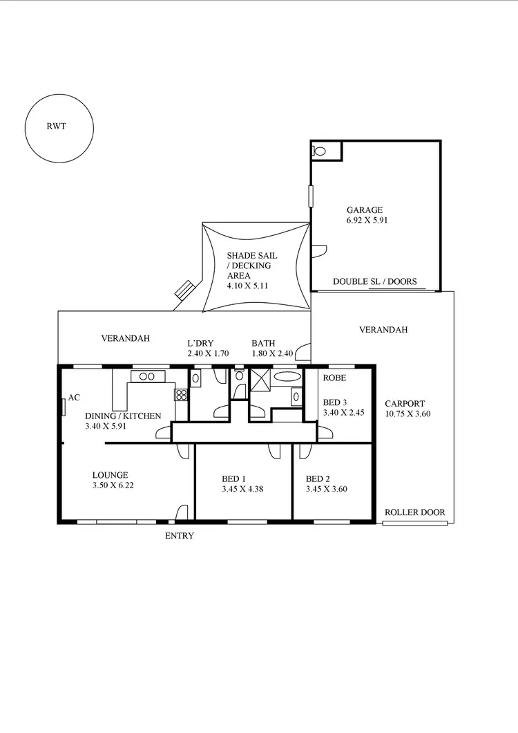 Floorplan of Homely house listing, 55 Cardiff Road, Port Lincoln SA 5606