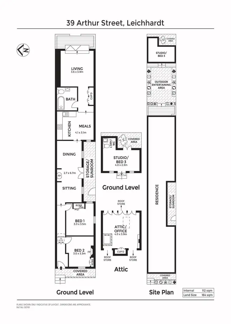 Floorplan of Homely house listing, 39 Arthur Street, Leichhardt NSW 2040