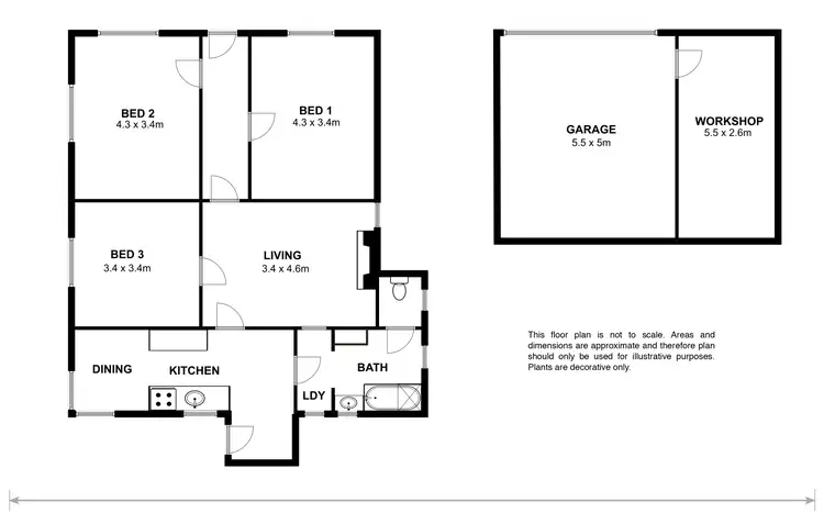 Floorplan of Homely house listing, 75 Stanley Street, Oatlands TAS 7120