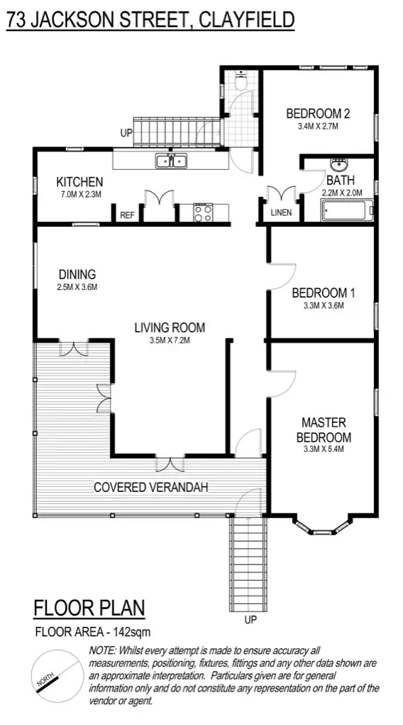 Floorplan of Homely house listing, 73 Jackson Street, Clayfield QLD 4011