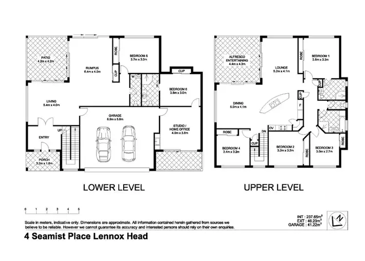 Floorplan of Homely house listing, 4 Seamist Place, Lennox Head NSW 2478