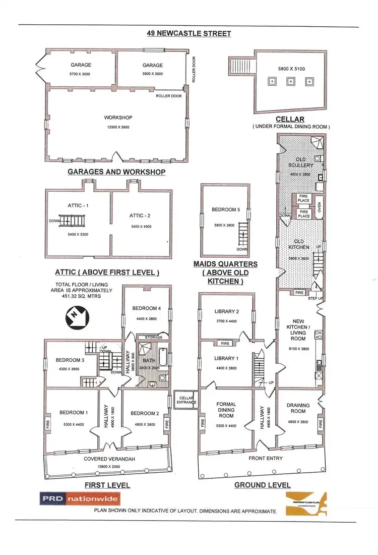 Floorplan of Homely house listing, 49 Newcastle Street, East Maitland NSW 2323