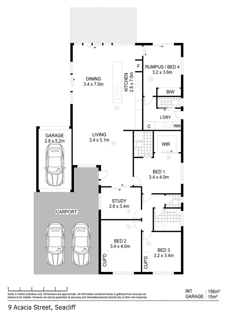 Floorplan of Homely house listing, 9 Acacia Street, Seacliff SA 5049