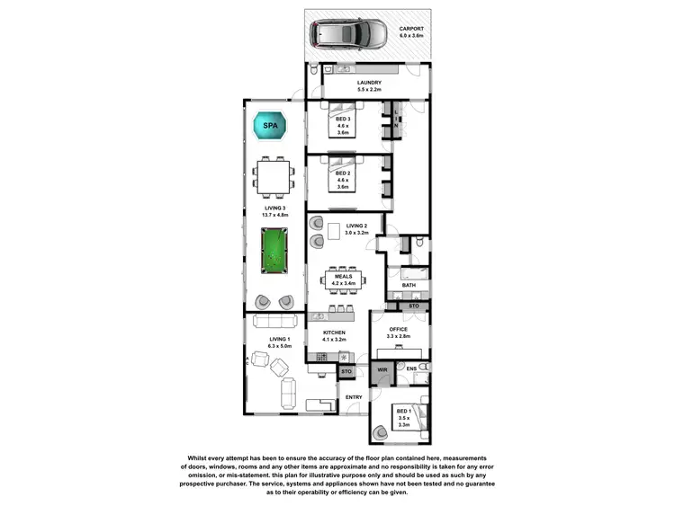 Floorplan of Homely house listing, 11 ANNE STREET, Koroit VIC 3282