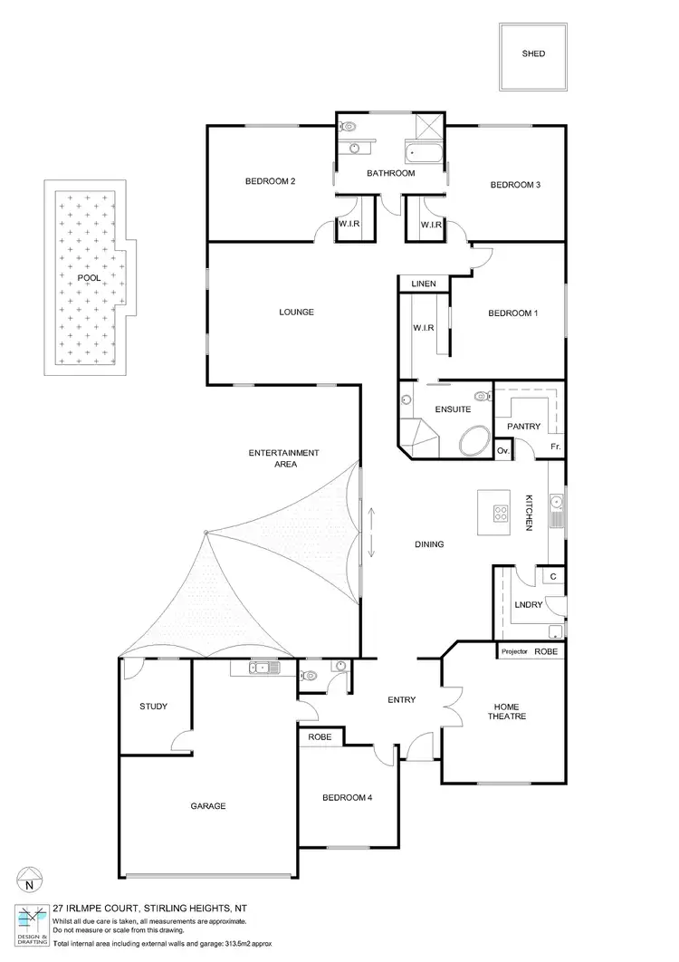 Floorplan of Homely house listing, 27 Irlpme Court, Larapinta NT 875
