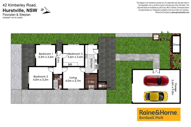 Floorplan of Homely house listing, 42 Kimberley Road, Hurstville NSW 2220