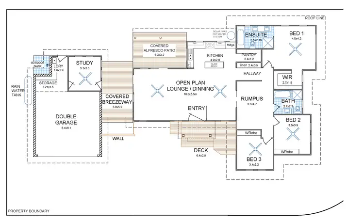 Floorplan of Homely house listing, 12 Elevation Drive, Lennox Head NSW 2478