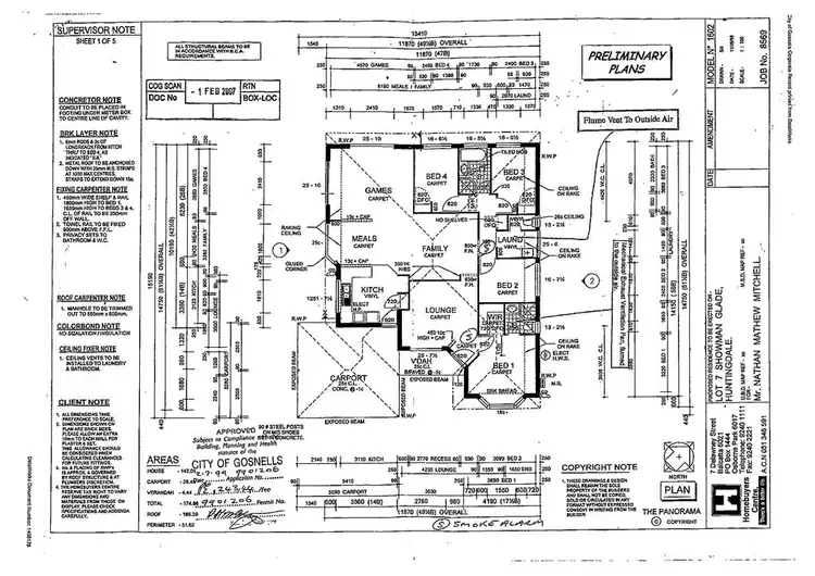 Floorplan of Homely house listing, 16 Showman Glade, Huntingdale WA 6110