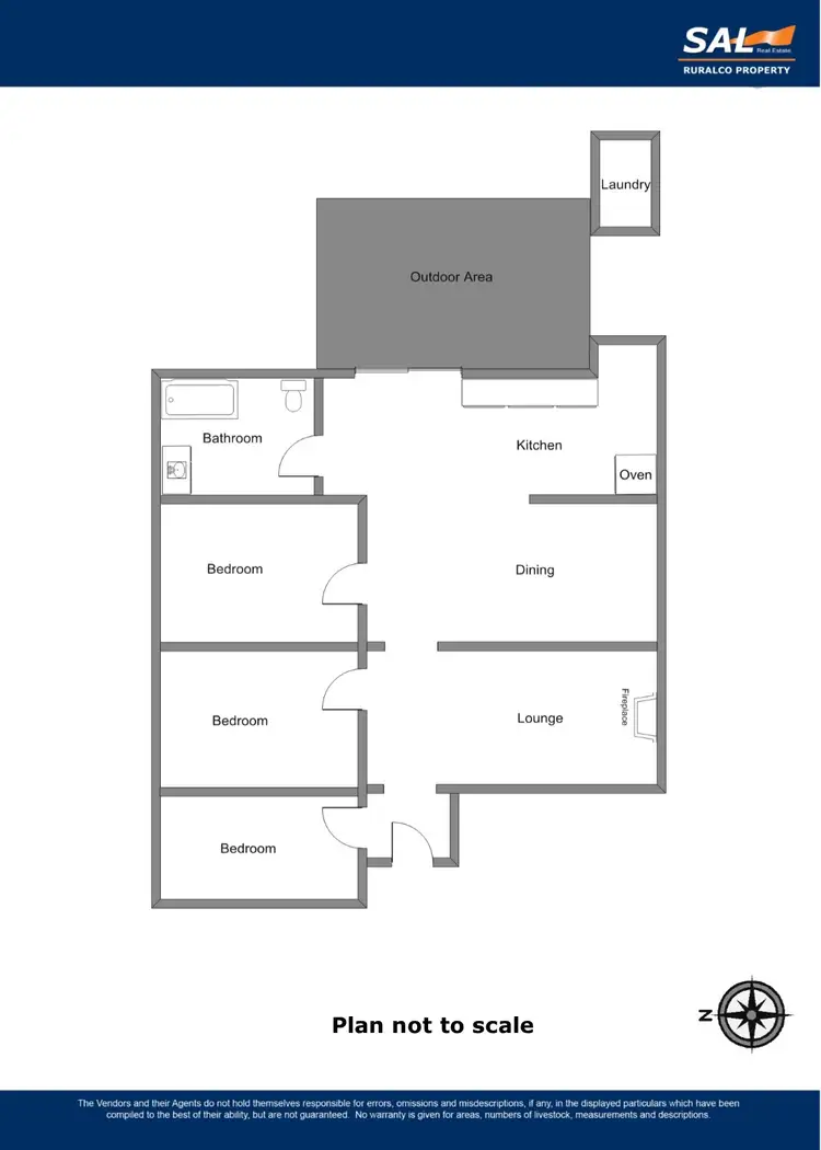 Floorplan of Homely house listing, 72 Adamson Terrace, Bordertown SA 5268