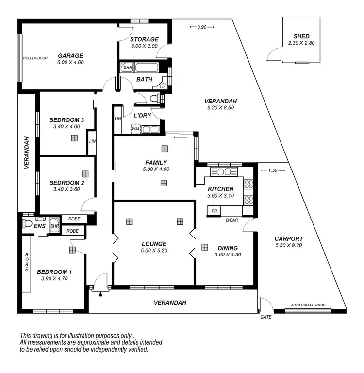 Floorplan of Homely house listing, 6 Windermere Ave, West Lakes SA 5021