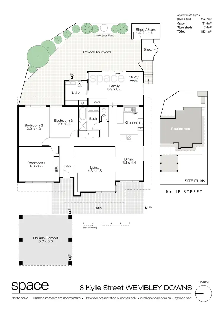 Floorplan of Homely house listing, 8 Kylie Street, Wembley Downs WA 6019