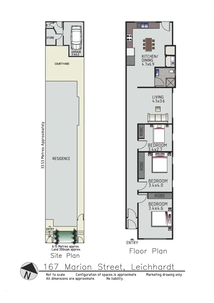Floorplan of Homely house listing, 167 Marion Street, Leichhardt NSW 2040