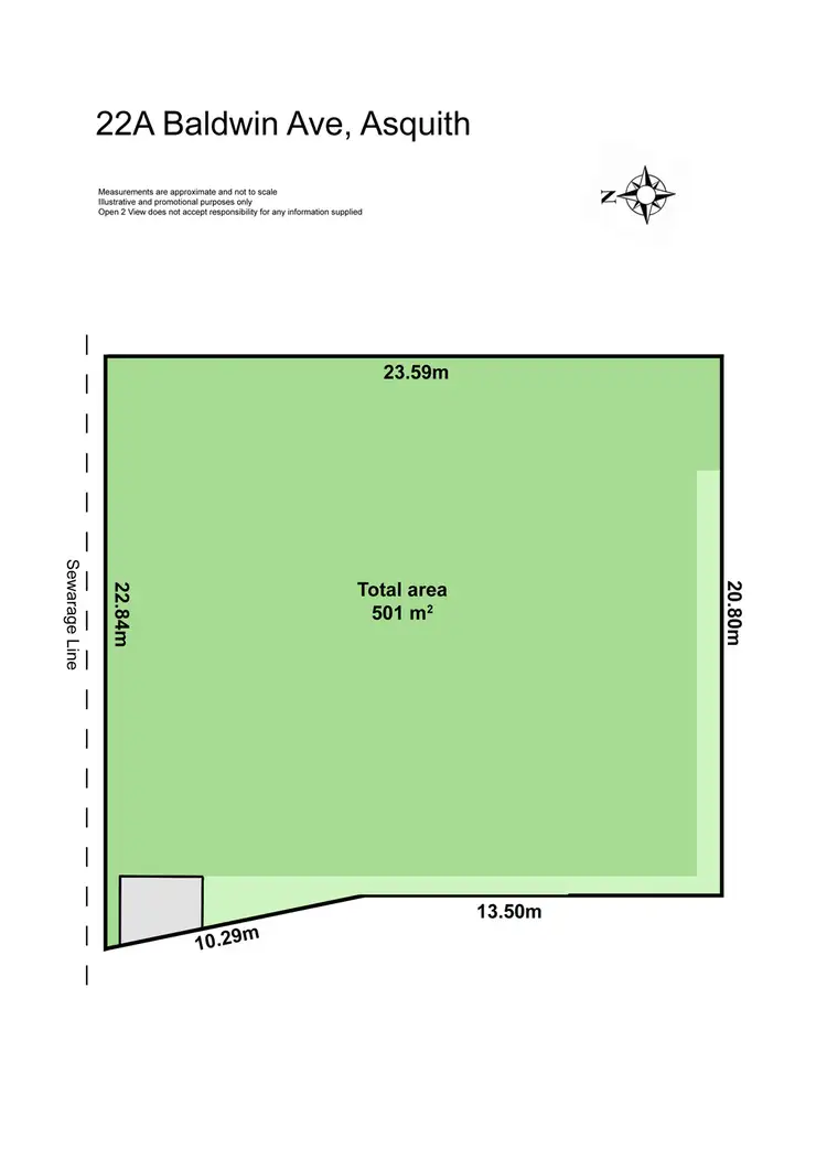 Floorplan of Homely house listing, 22A Baldwin Avenue, Asquith NSW 2077