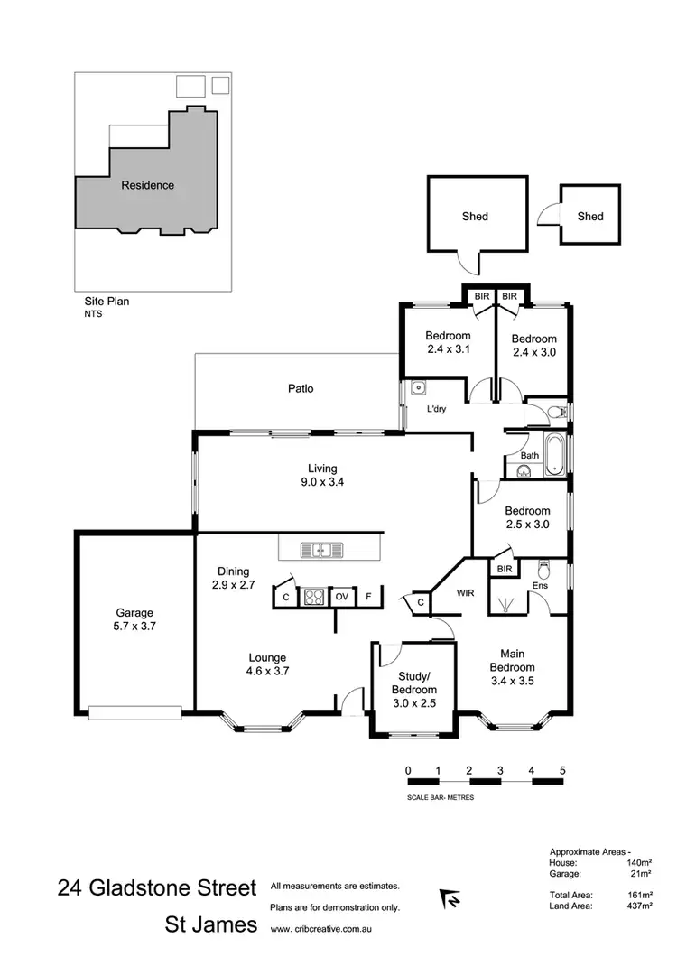 Floorplan of Homely house listing, 24 Gladstone Street, St James WA 6102