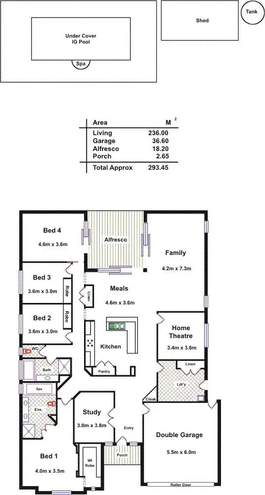 Floorplan of Homely house listing, 23 Lorikeet Grove, Hewett SA 5118