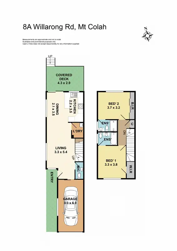 Floorplan of Homely house listing, 8a Willarong Road, Mount Colah NSW 2079