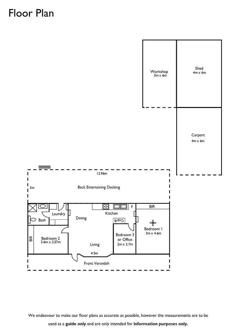 Floorplan of Homely house listing, 11 Watson Avenue, Lucindale SA 5272
