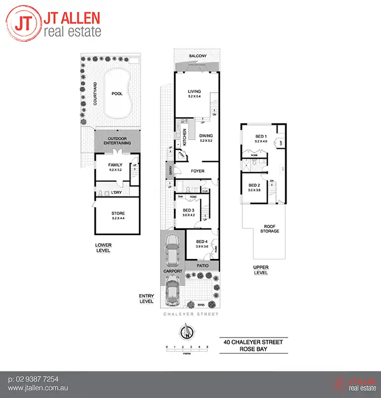 Floorplan of Homely house listing, 40 Chaleyer Street, Rose Bay NSW 2029