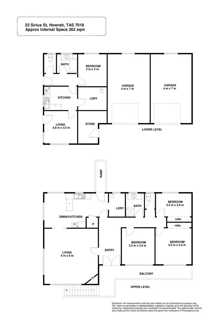Floorplan of Homely house listing, 23 Sirius Street, Howrah TAS 7018