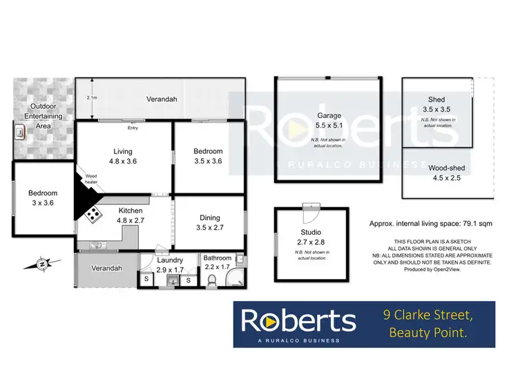 Floorplan of Homely house listing, 9 Clarke Street, Beauty Point TAS 7270