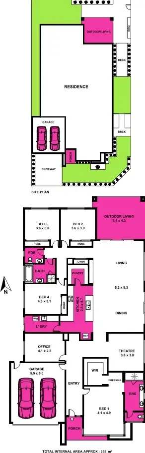 Floorplan of Homely house listing, 13 Cape Way, Armstrong Creek VIC 3217
