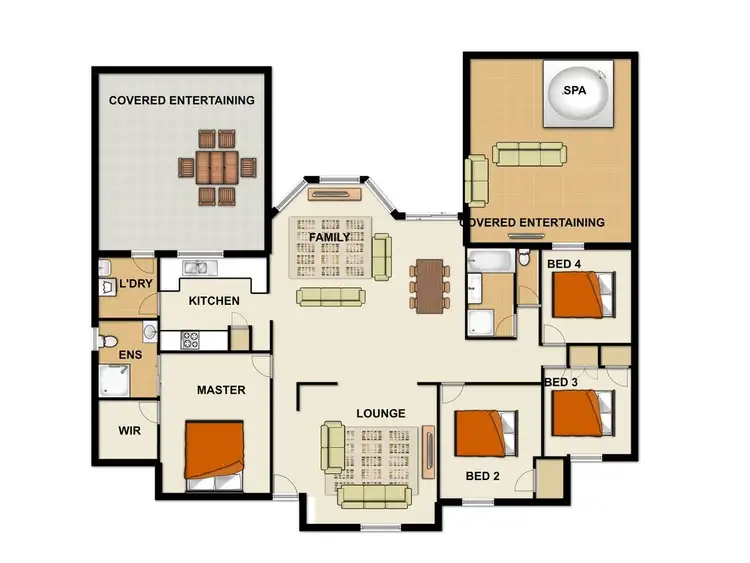 Floorplan of Homely house listing, 20 - 22 Hughes Road, Jimboomba QLD 4280