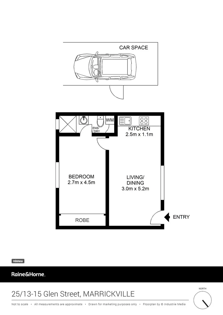 Floorplan of Homely apartment listing, 25/13-15 Glen Street, Marrickville NSW 2204