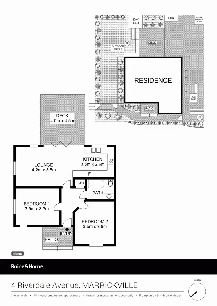 Floorplan of Homely house listing, 4 Riverdale Avenue, Marrickville NSW 2204