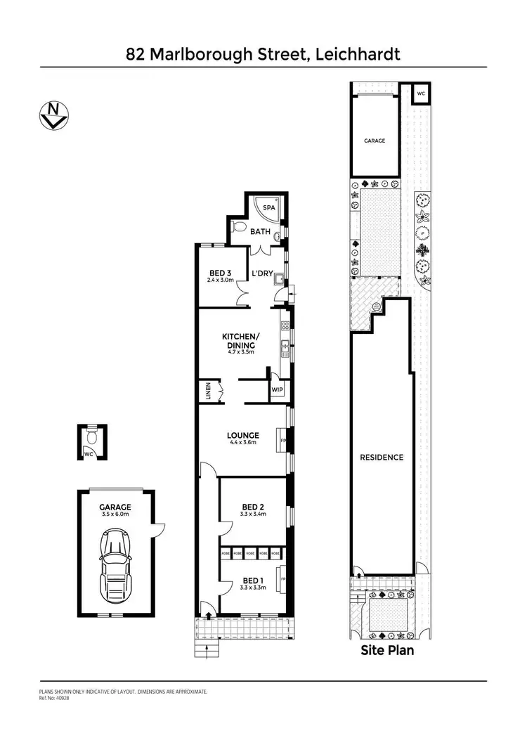 Floorplan of Homely house listing, 82 Marlborough Street, Leichhardt NSW 2040