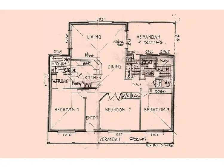 Floorplan of Homely house listing, 43 Bellevue Drive, Kingston Se SA 5275