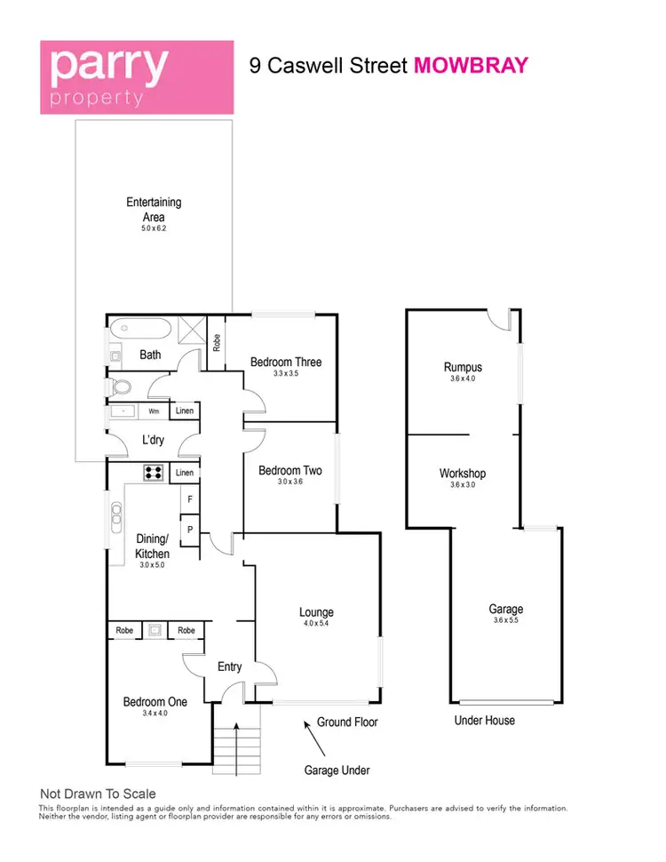 Floorplan of Homely house listing, 9 Caswell Street, Mowbray TAS 7248