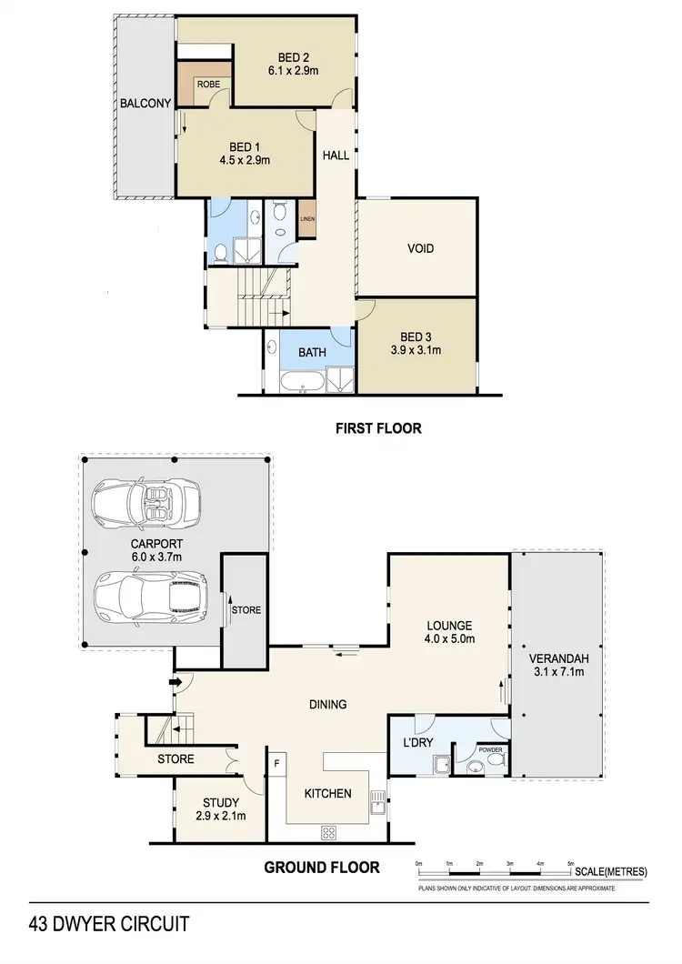 Floorplan of Homely house listing, 43 Dwyer Circuit, Driver NT 830