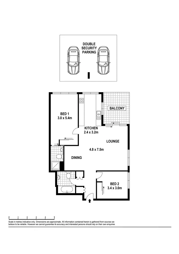 Floorplan of Homely unit listing, 1003b/1 Jack Brabham Drive, Hurstville NSW 2220