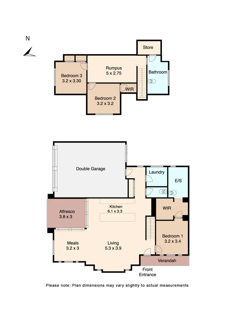 Floorplan of Homely house listing, 517 Ascot Street South, Redan VIC 3350