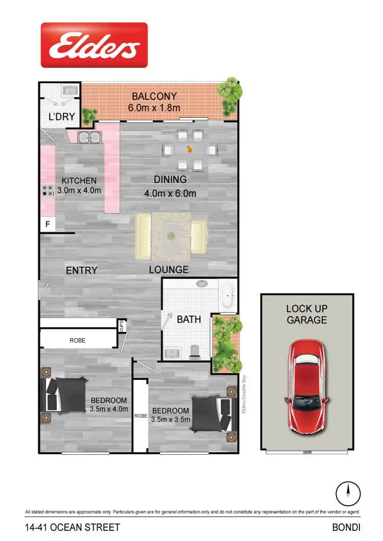 Floorplan of Homely apartment listing, 14/41 Ocean Street N, Bondi NSW 2026