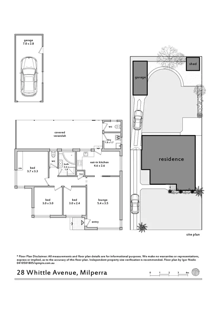 Floorplan of Homely house listing, 28 Whittle Avenue, Milperra NSW 2214
