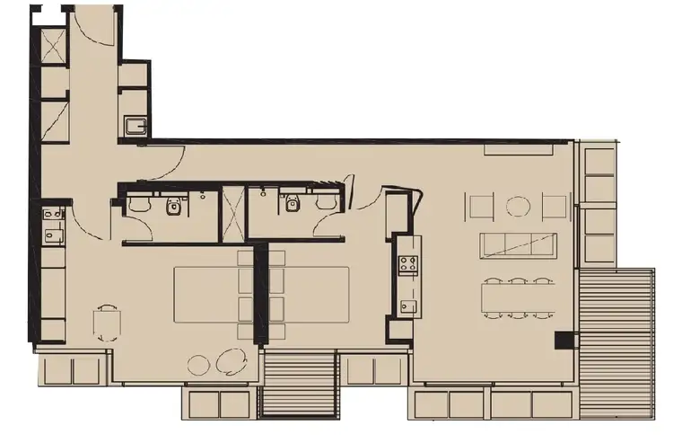 Floorplan of Homely apartment listing, 1104/2 Chippendale Way, Chippendale NSW 2008