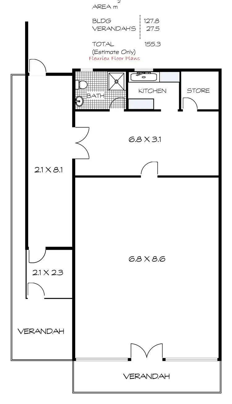 Floorplan of Homely house listing, 19 Oliver Street, Goolwa SA 5214